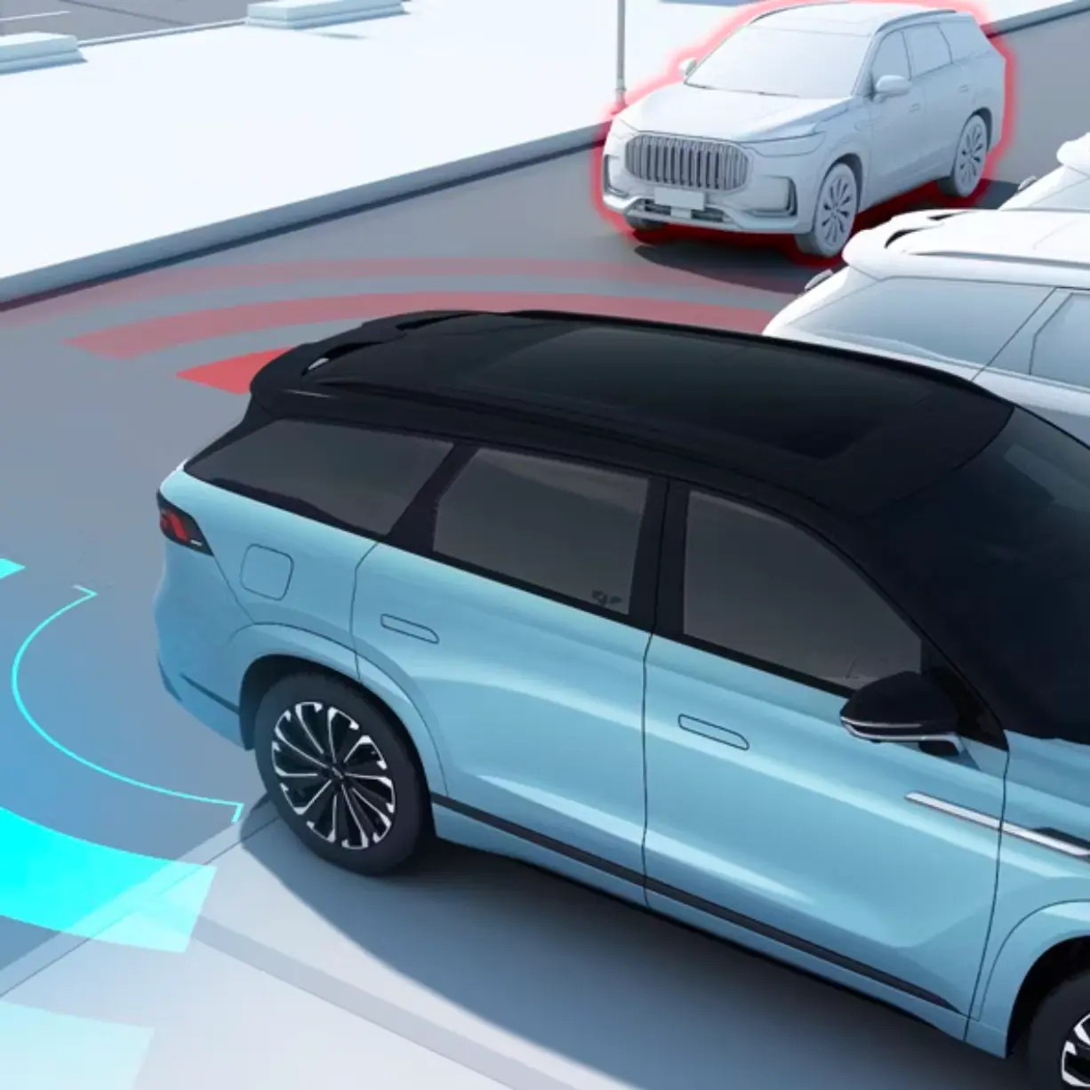 Предупреждение о заднем перекрестном столкновении RCTA